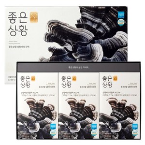 [TV속그제품] 좋은상황 상황버섯 진액 국산 상황버섯추출액 100% 전참시 윤도현 상황버섯차 베타글루칸 환절기 건강 부모님선물, 80ml, 30개