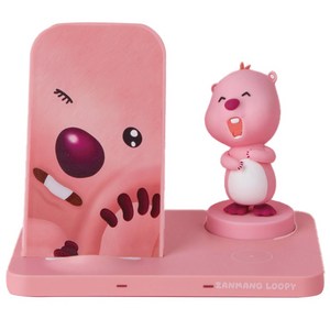 데이니즈 잔망루피 듀얼 고속 무선충전 거치대