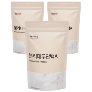 분리대두단백 식물성 ISP 단백질 파우더, 1kg, 3개