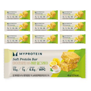 마이프로틴 소프트 단백질 바 레몬 얼그레이, 45g, 30개