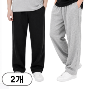 차쿠 1+1(2세트) 남여공용 트레이닝복팬츠 조거팬츠 일자 와이드 추리닝 슬랙스팬츠 작업바지 편의점바지 빅사이즈