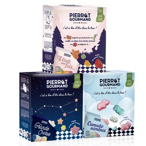 피에로구르망 젤리 3종 SET (큐물로+그레이트+원스) 프랑스 명품 비건젤리 과일젤리 수입젤리 (피에르구르망)