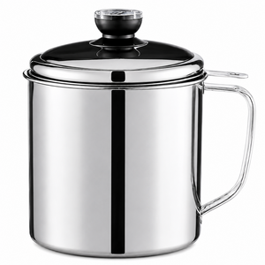 1.3L 오일 디스펜서 스테인레스 스틸 재료 오일 병 캔 식초 크루엣 컨테이너 스트레이너 주방 액세서리