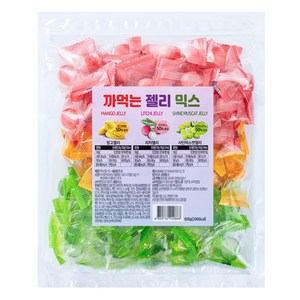 동일식품 까먹는 젤리 혼합 3가지맛 망고 리치 샤인머스켓, 600g, 1개