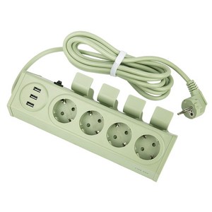 라이프썸 이지클릭 USB 멀티탭 4구 3포트 3M (LFS-HA) 4종 택1 눌러뽑는 멀티탭 4000W 고용량