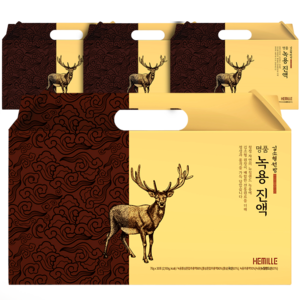 김소형 원장 명품 녹용 진액 스팀 중탕추출 녹용즙, 70g, 120개