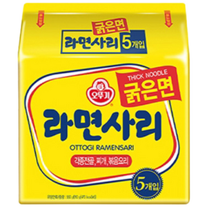 오뚜기 라면사리 굵은면 110g, 40개