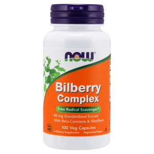 나우푸드 빌베리 컴플렉스 80mg 베지 캡슐 글루텐 프리