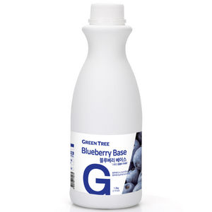GreenTree 블루베리 에이드 베이스, 1.2kg, 1개