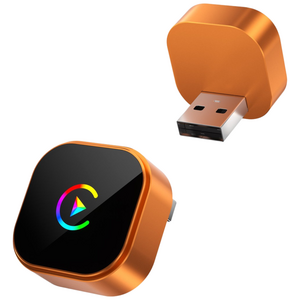 드라이비아 오렌지 시그니처 무선 카플레이 2in1 최신 BT5.4 프리미엄 모델 초고속 안정연결 차량용 동글