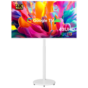 무빙큐빅스 4K UHD QLED TV, 109cm/43인치, 스마트 TV, 스탠드형, 고객직접설치