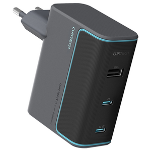 쿡테크 10 GaN 충전기 100W 멀티 3포트 C타입 초고속 PPS PD3.0 충전기/Galaxy S25/S24 iPhone 16/15/14