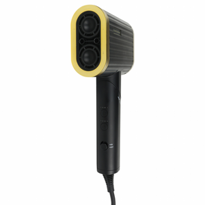 에어러쉬 22만RPM BLDC 헤어 드라이기 고풍량 접이식 전문가용 드라이기 - 블랙