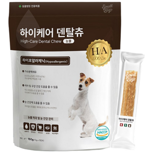 스몰빅 강아지 하이케어 초저분자 저알러지 덴탈껌, 150g, 눈물, 1개