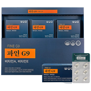 파인G9 프리미엄 비타민AE 송침유 (솔잎증류농축액) 3개월분, 30정, 3개