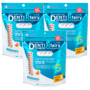 포켄스덴티페어리 강아지 덴탈껌 S, 타피오카, 150g, 3개