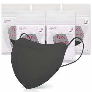 필나인 라이트 핏 2D 보건용 마스크 대형 KF94, 1매, 모던블랙, 50개