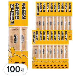 텅스페이스 슈퍼포션 곤약쫀드기, 25g, 100개