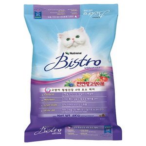뉴트리나 고양이 비스트로 기능성 사료, 헤어볼, 6kg, 1개