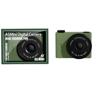 Geeah 빈티지카메라 전후면 듀얼 카메라 초소형 고화질 디지털카메라 64GB