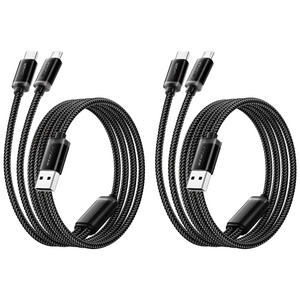Essager 2in1 A to C타입/마이크로5핀 멀티 고속충전 케이블