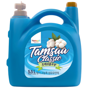 탐사 고농축 섬유유연제 프레쉬 블루, 5.5L, 1개