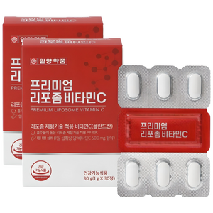 일양약품 프리미엄 리포좀 비타민C, 30정, 2개