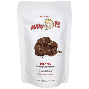 밀키요 브라우니칩 아몬드, 70g, 5개