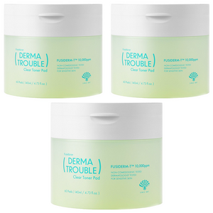 후시다인 더마 트러블 클리어 토너 패드 140ml, 60매입, 3개