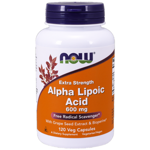 나우푸드 알파리포산 600mg 베지 캡슐, 120정, 1개