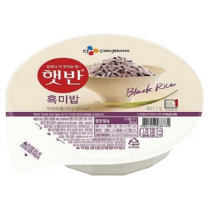 햇반 흑미밥, 210g, 6개