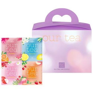 아워티 올 더 타임 퍼플 선물세트, 레몬 얼그레이 티 ..., 1세트