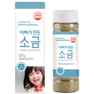 베베푸드 아빠가 만든 소금, 천일염, 120g, 1개