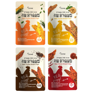 신선어람 리얼 닭가슴살칩 혼합 4종 세트