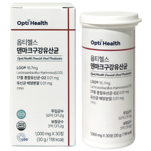 옵티헬스 덴마크 구강 유산균, 30정, 1개