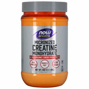 나우푸드 미분화 크레아틴 모노하이드레이트 퓨어 파우더, 500g, 1개