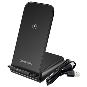 언박싱 듀얼코일 PD 15W 고속 무선 충전 탁상용 거치대 + C타입 케이블 1m 세트