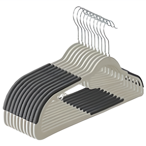 솔브리빙 논슬립 내구성 좋은 고급형 옷걸이, 회색, 10개