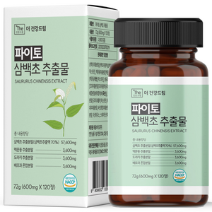 더건강드림 파이토 삼백초 추출물, 120정, 1개
