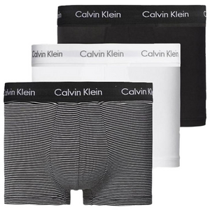 캘빈클라인 남성용 코튼 사각 언더웨어 3개입