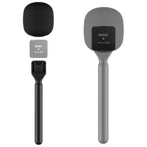 오토케 무선마이크 송신기용 핸드 마이크 키트 손잡이 윈드스크린 RODE WIRELESS GO 인터뷰고 호환
