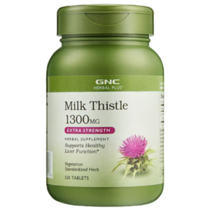 GNC 밀크시슬 1300mg 타블렛, 120정, 1개