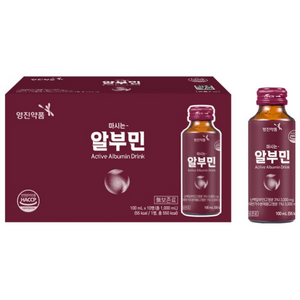 영진약품 마시는 알부민 단백질 보충 활력 케어 데일리 영양 음료, 100ml, 10개