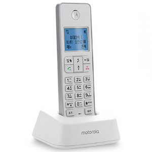 모토로라 디지털 무선 전화기 화이트
