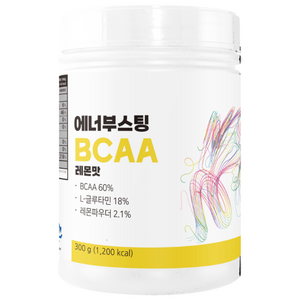 에너부스팅 BCAA 헬스 단백질보충제 레몬맛, 300g, 1개