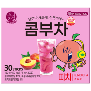 우리차 피치 콤부차