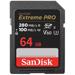 샌디스크코리아 공식인증정품 Extreme Pro 익스트림 프로 SDXC UHS-2 SD메모리카드 UHS-II V60 SDXEP 64GB