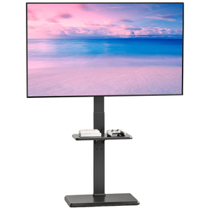 TV 스탠드 32-75인치 TV거치대 50KG 선반형 플로어 TV 스탠드