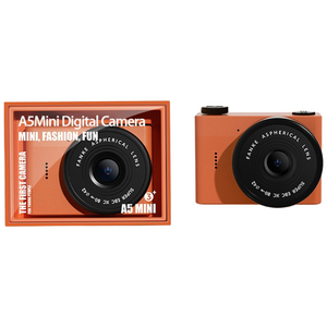 Geeah 빈티지카메라 전후면 듀얼 카메라 초소형 고화질 디지털카메라 64GB