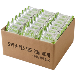 오리온 카스타드 개별포장간식, 23g, 40개